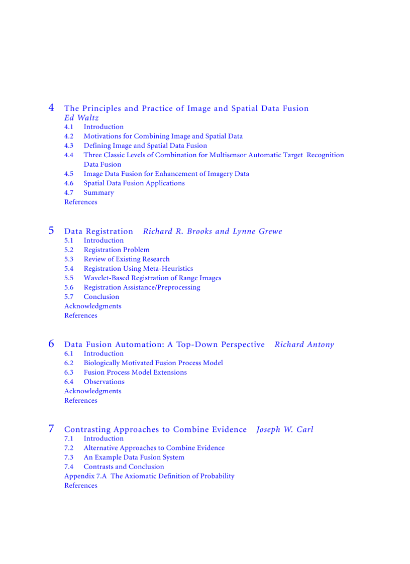 image for page Handbook of Multisensor Data Fusion