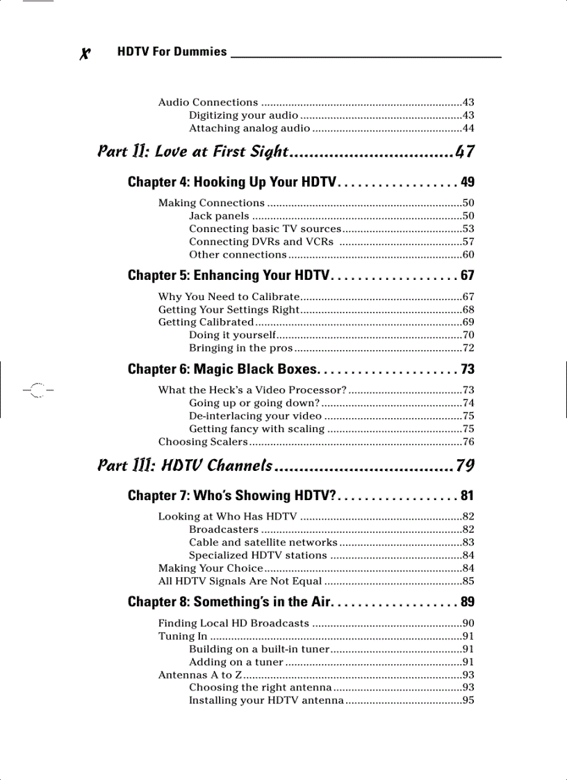 image for page HDTV For Dummies