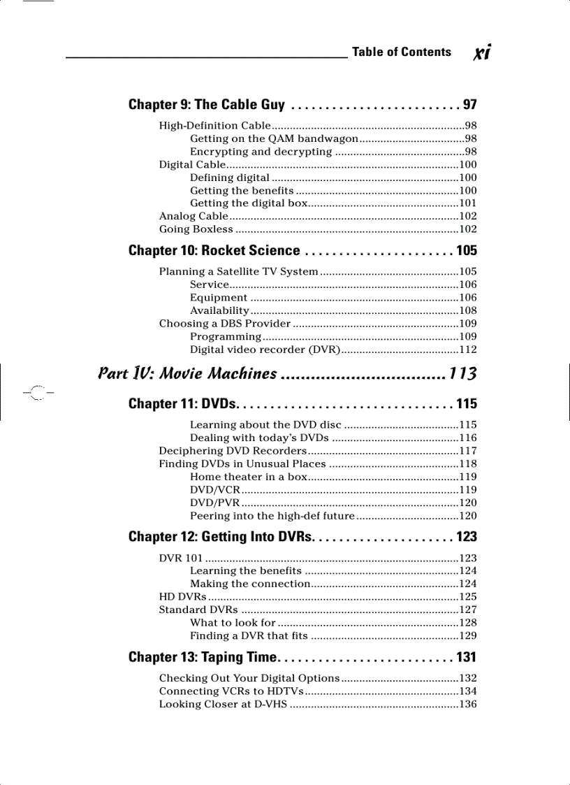 image for page HDTV For Dummies