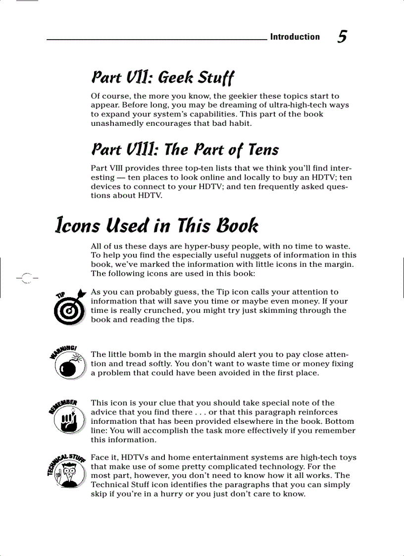 image for page HDTV For Dummies