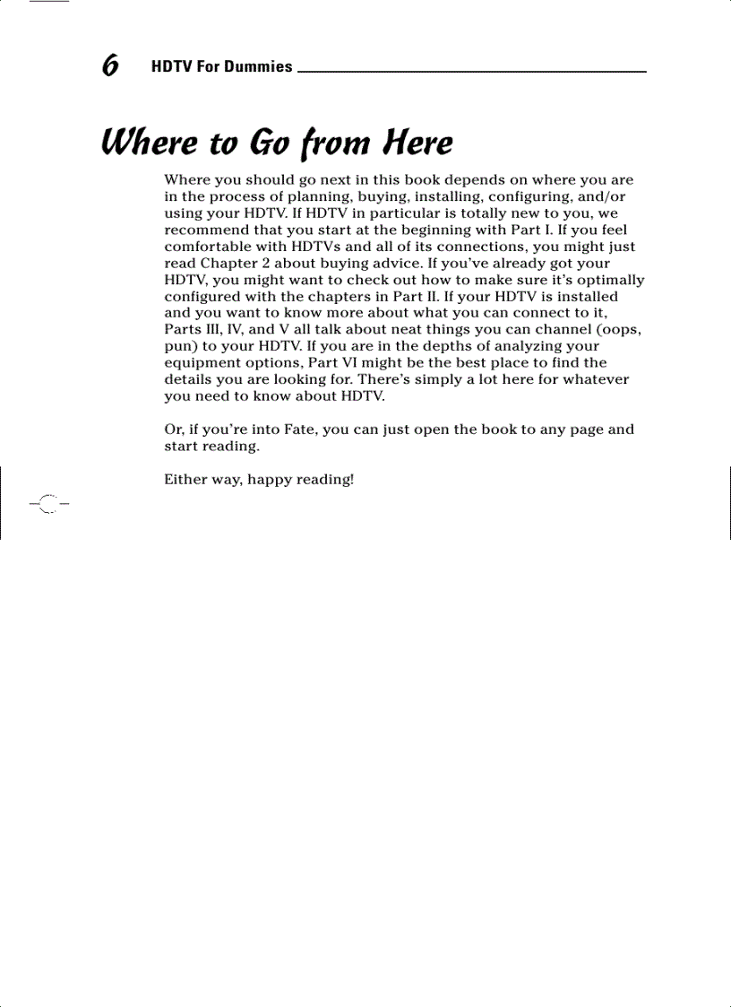 image for page HDTV For Dummies