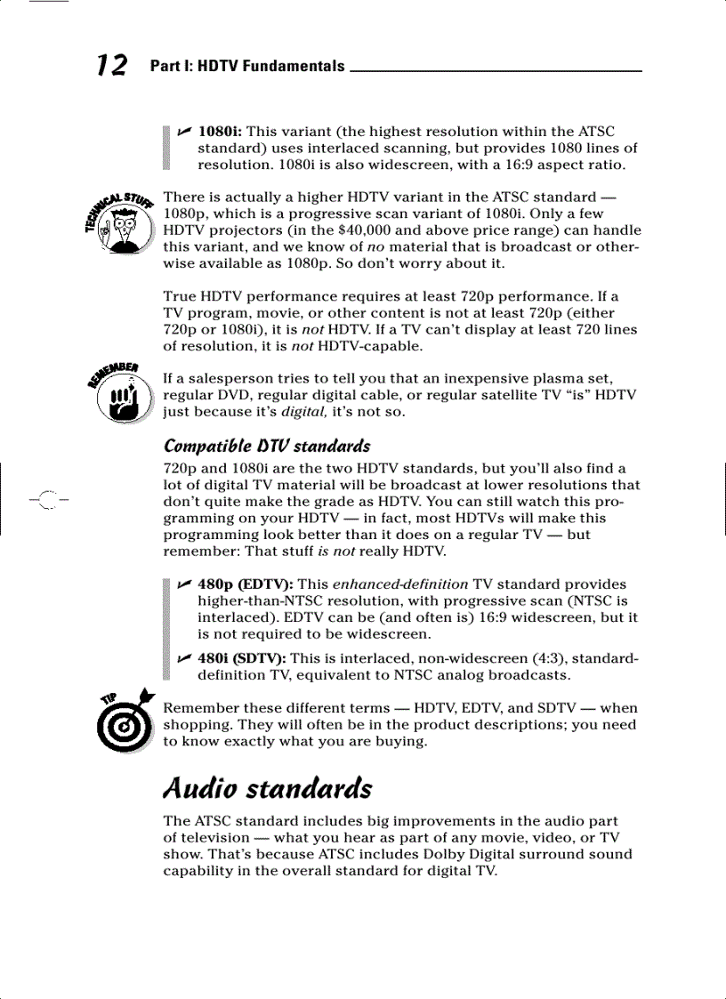 image for page HDTV For Dummies