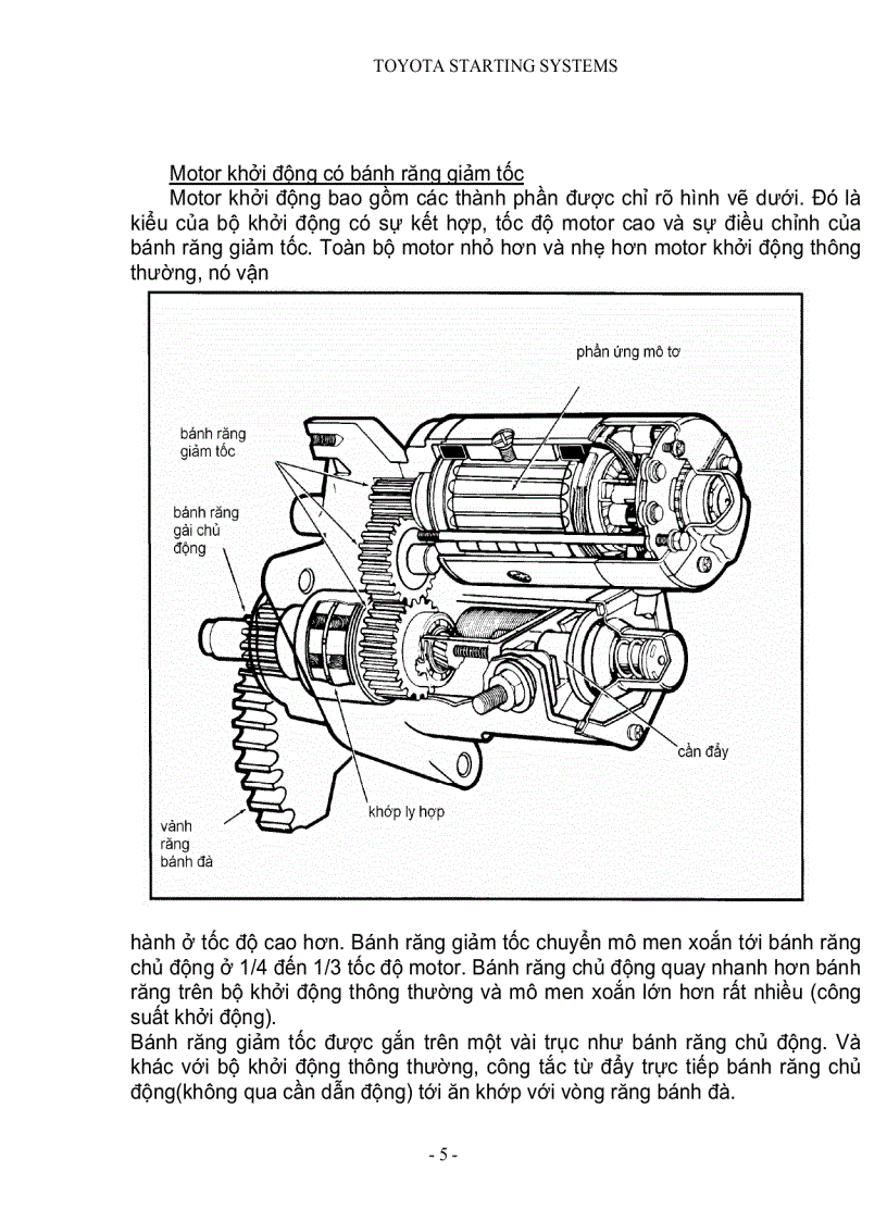 image for page Hệ Thống Khởi Động xe Toyota