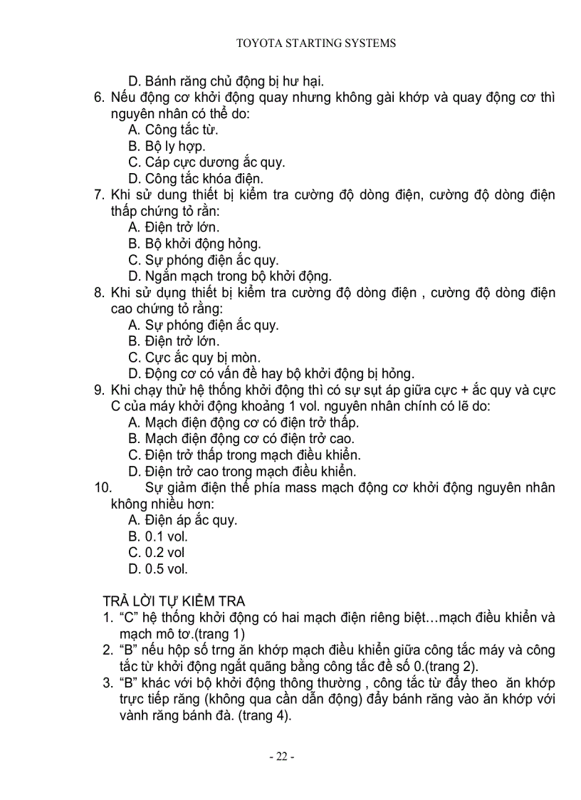 image for page Hệ Thống Khởi Động xe Toyota