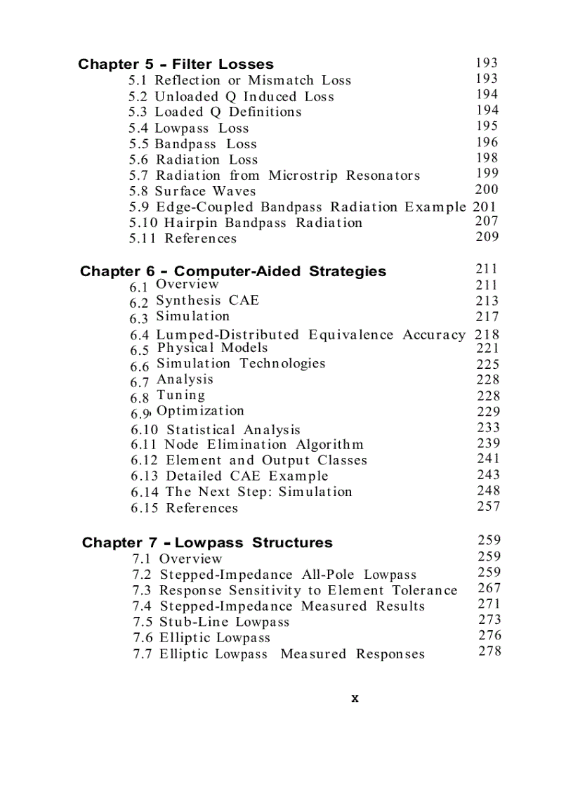 image for page HF Filter Design and Computer Simulation