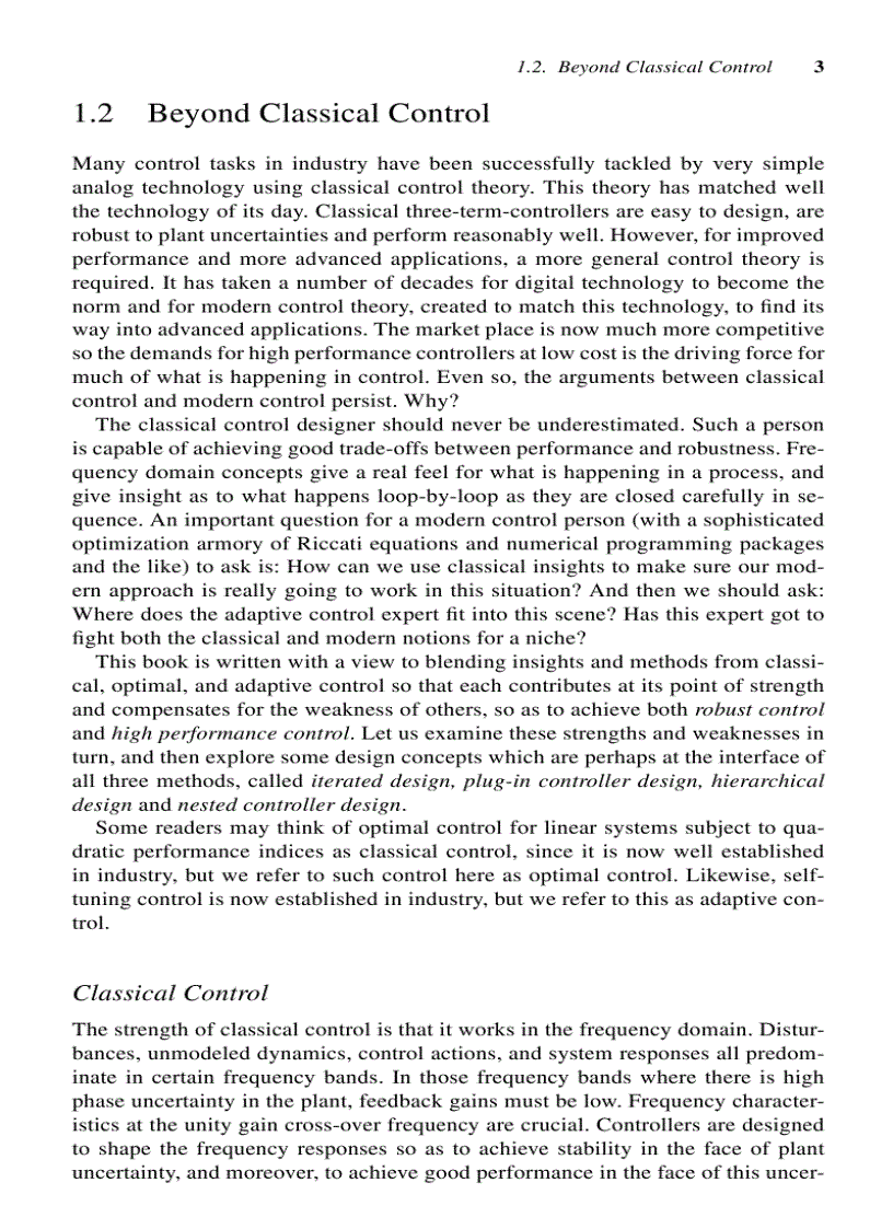 image for page High Performance Control