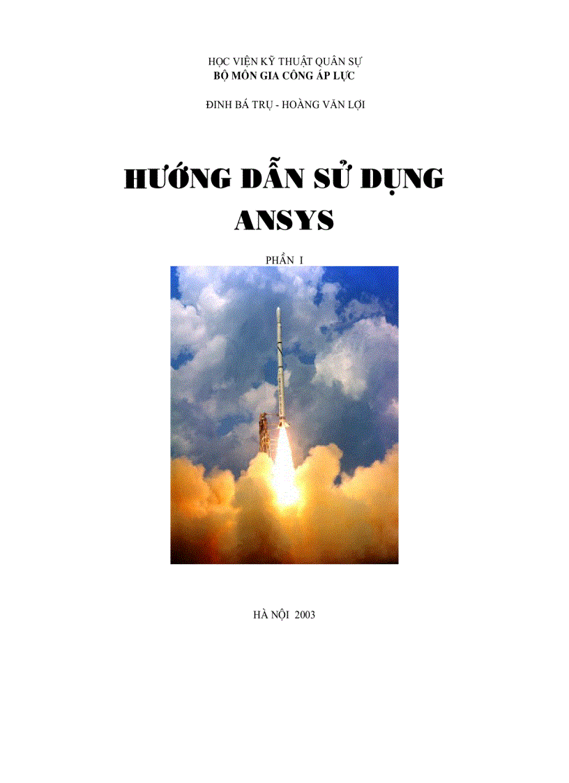 image for page Hướng dẩn ANSYS Phần 1