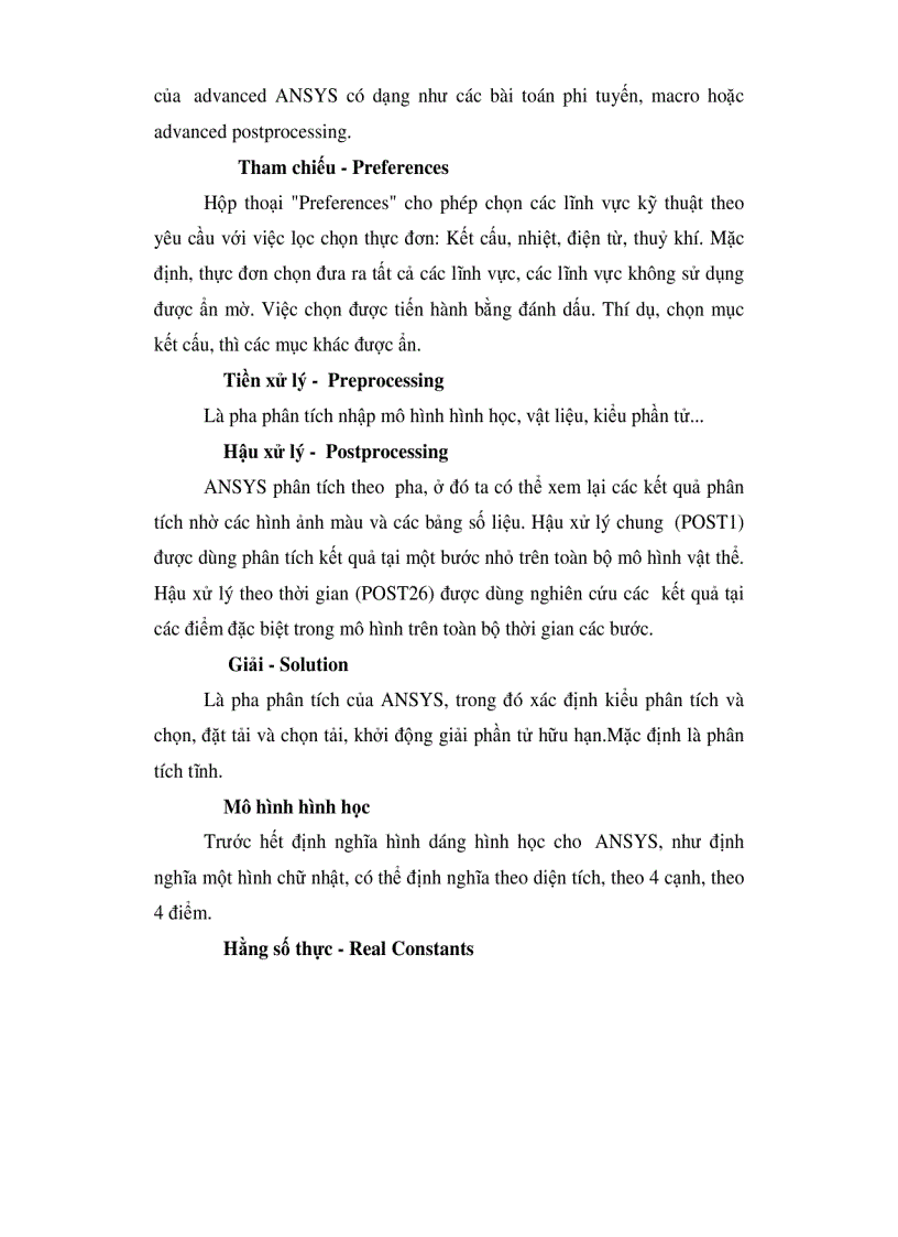 image for page Hướng dẩn ANSYS Phần 1