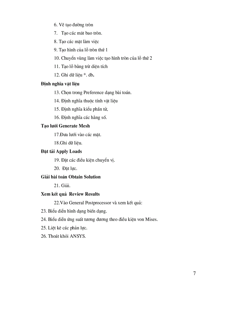 image for page Hướng dẫn ANSYS Phần 2
