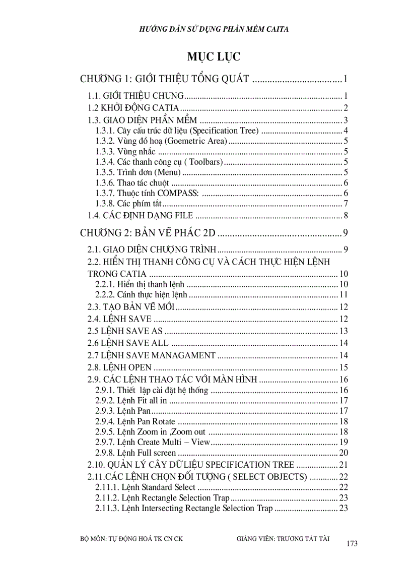 image for page Hướng dẫn sử dụng phần mềm CATIA 1