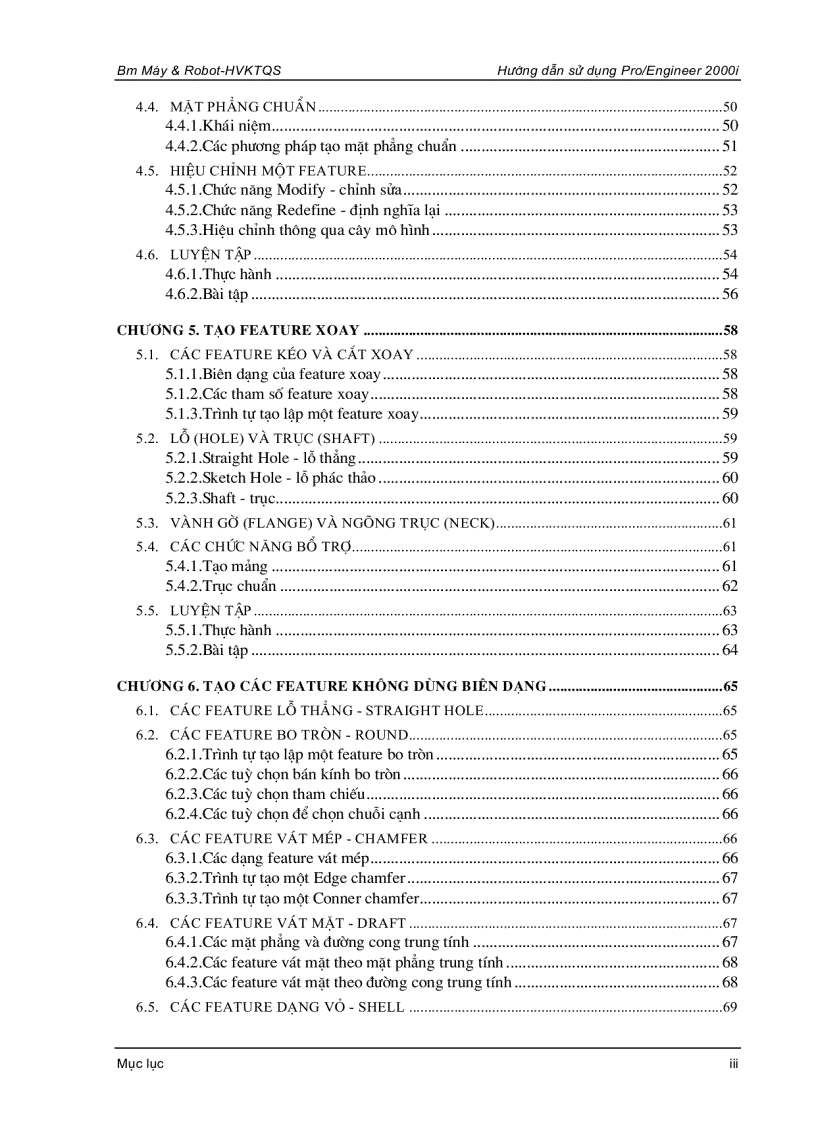 image for page Hướng dẫn sử dụng Pro Engineer 2000i