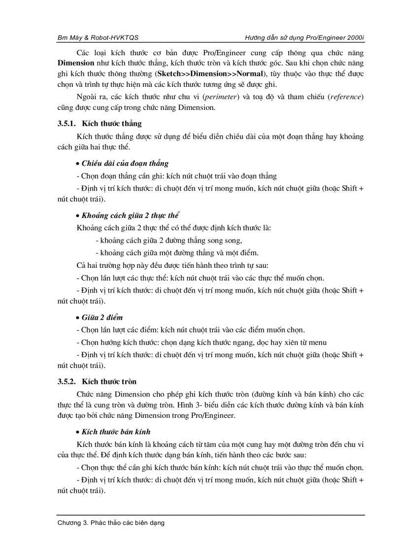 image for page Hướng dẫn sử dụng Pro Engineer 2000i