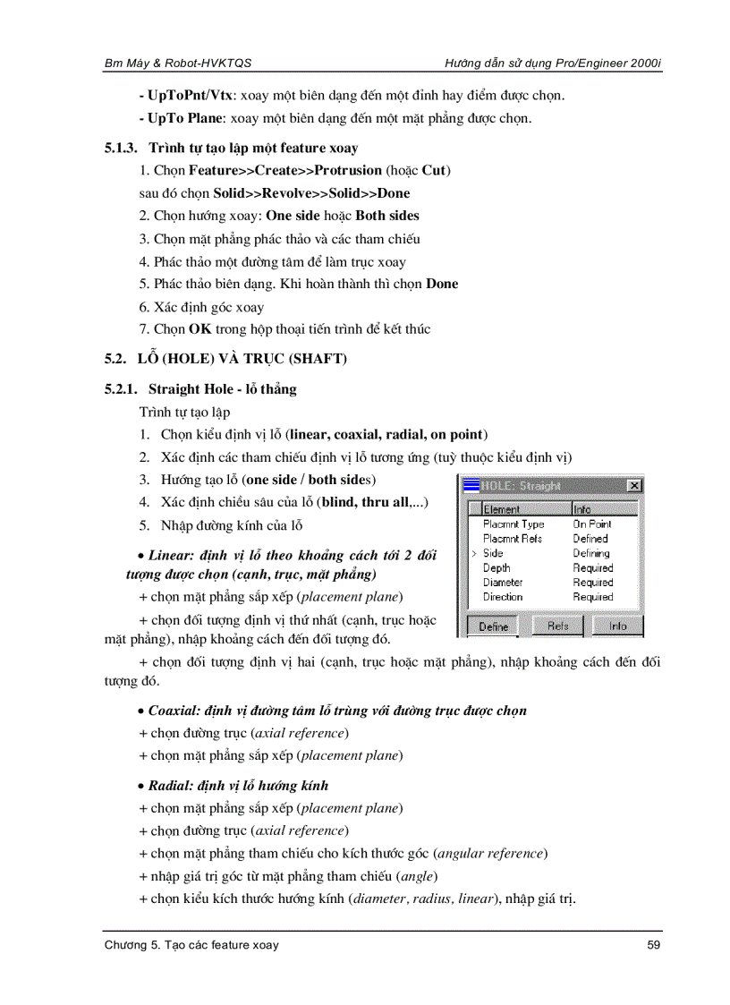 image for page Hướng dẫn sử dụng Pro Engineer 2000i