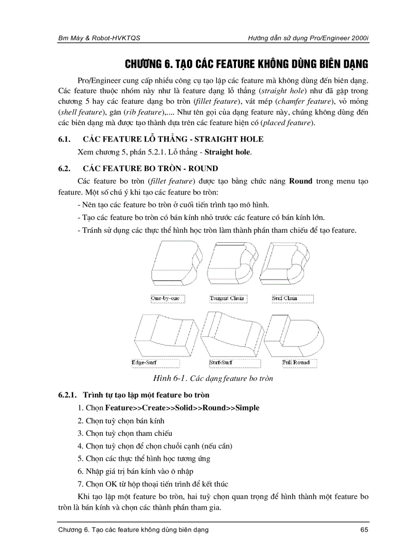 image for page Hướng dẫn sử dụng Pro Engineer 2000i