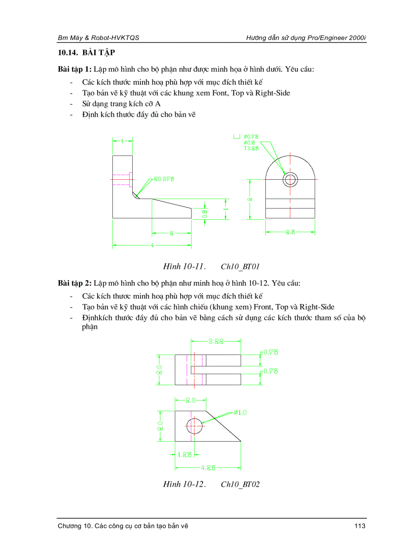 image for page Hướng dẫn sử dụng Pro Engineer 2000i