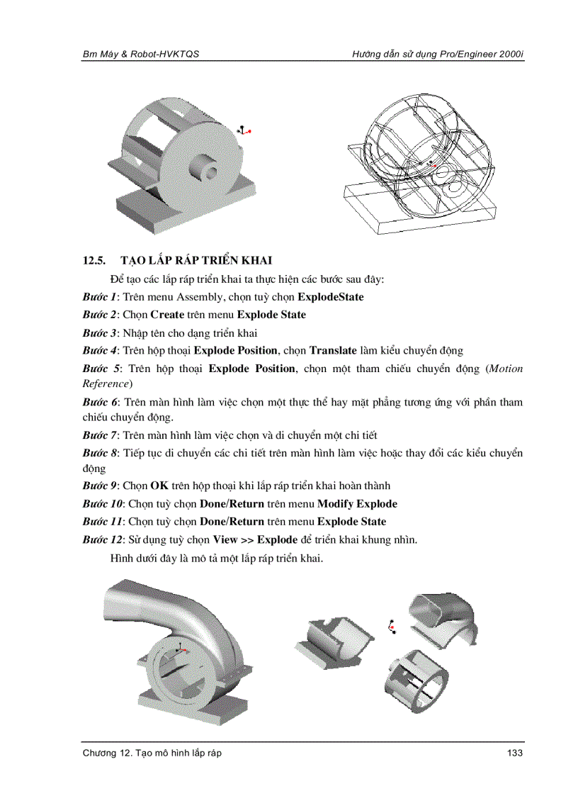 image for page Hướng dẫn sử dụng Pro Engineer 2000i