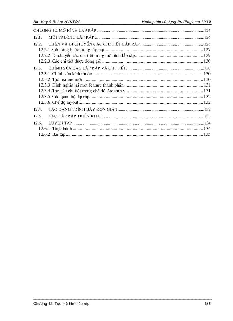 image for page Hướng dẫn sử dụng Pro Engineer 2000i