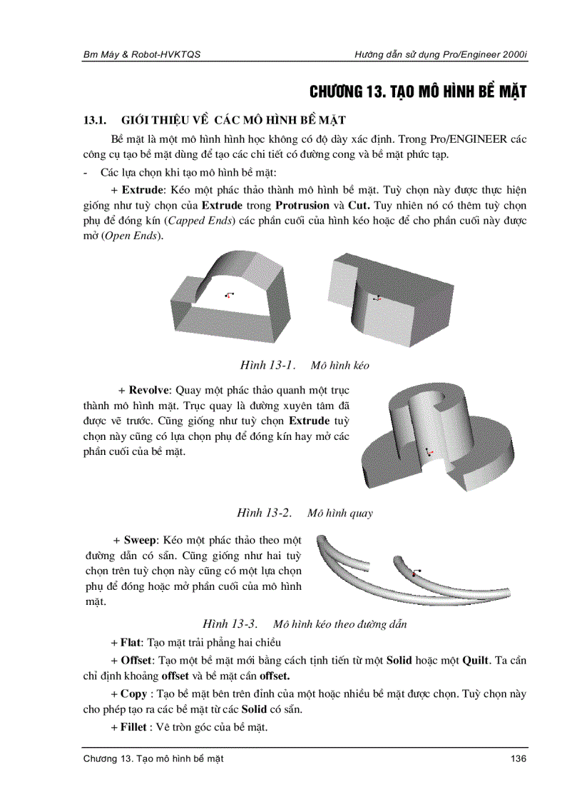 image for page Hướng dẫn sử dụng Pro Engineer 2000i