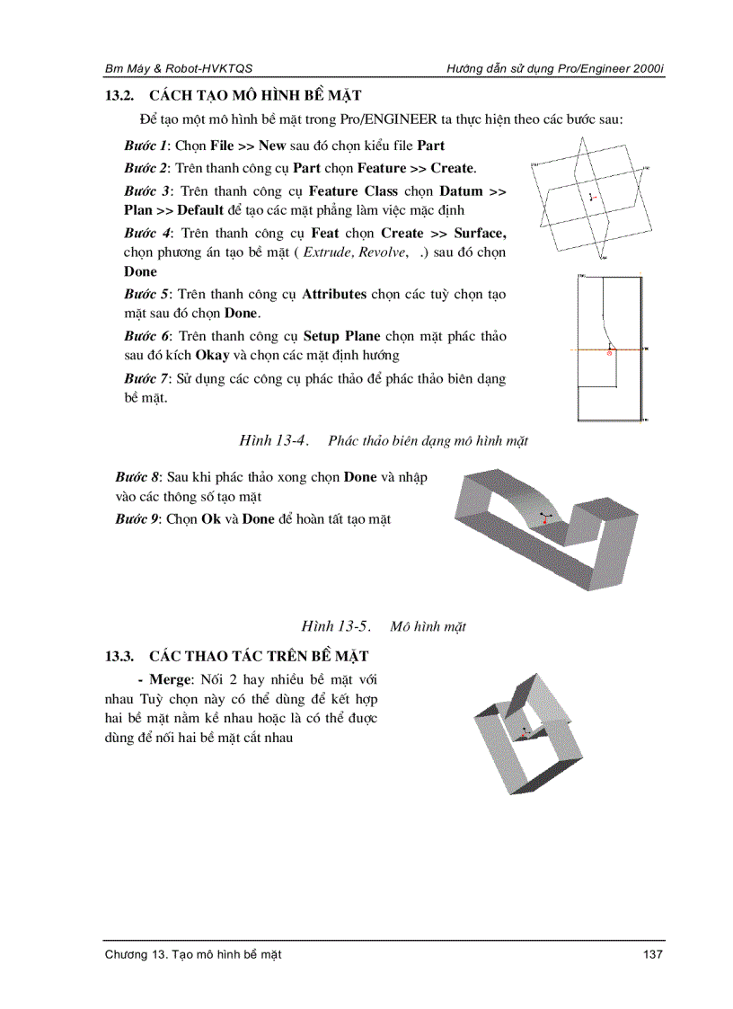 image for page Hướng dẫn sử dụng Pro Engineer 2000i