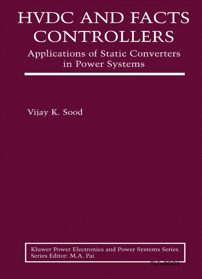 image for page HVDC and FACTS Controllers Applications of Static Converters in Power Systems