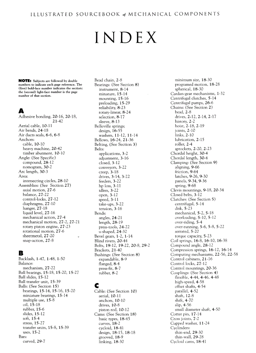 image for page Illustrated Sourcebook of Mechanical Components