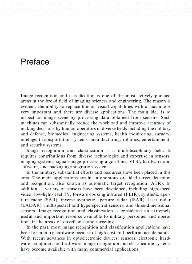 image for page Image Recognition and Classification Algorithms Systems and Applications