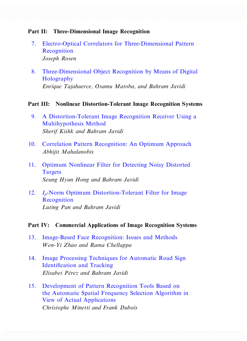image for page Image Recognition and Classification Algorithms Systems and Applications