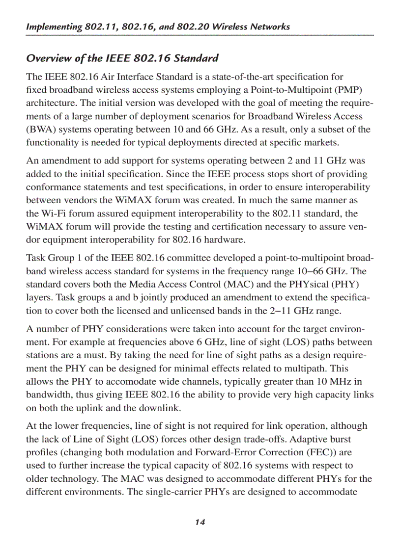 image for page Implementing 802 11 802 16 and 802 20 Wireless Networks Planning Troubleshooting and Operations