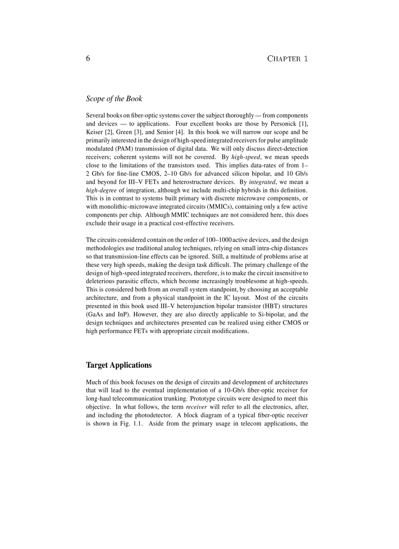 image for page Integrated Fiber Optic Receivers