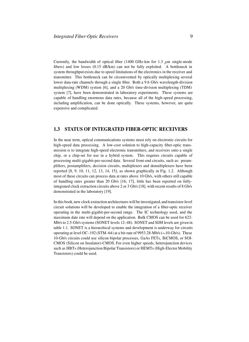 image for page Integrated Fiber Optic Receivers