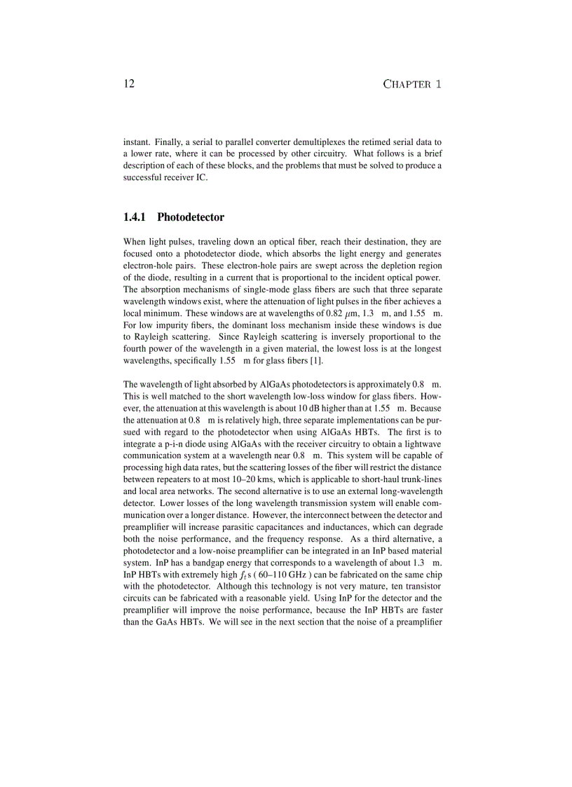 image for page Integrated Fiber Optic Receivers