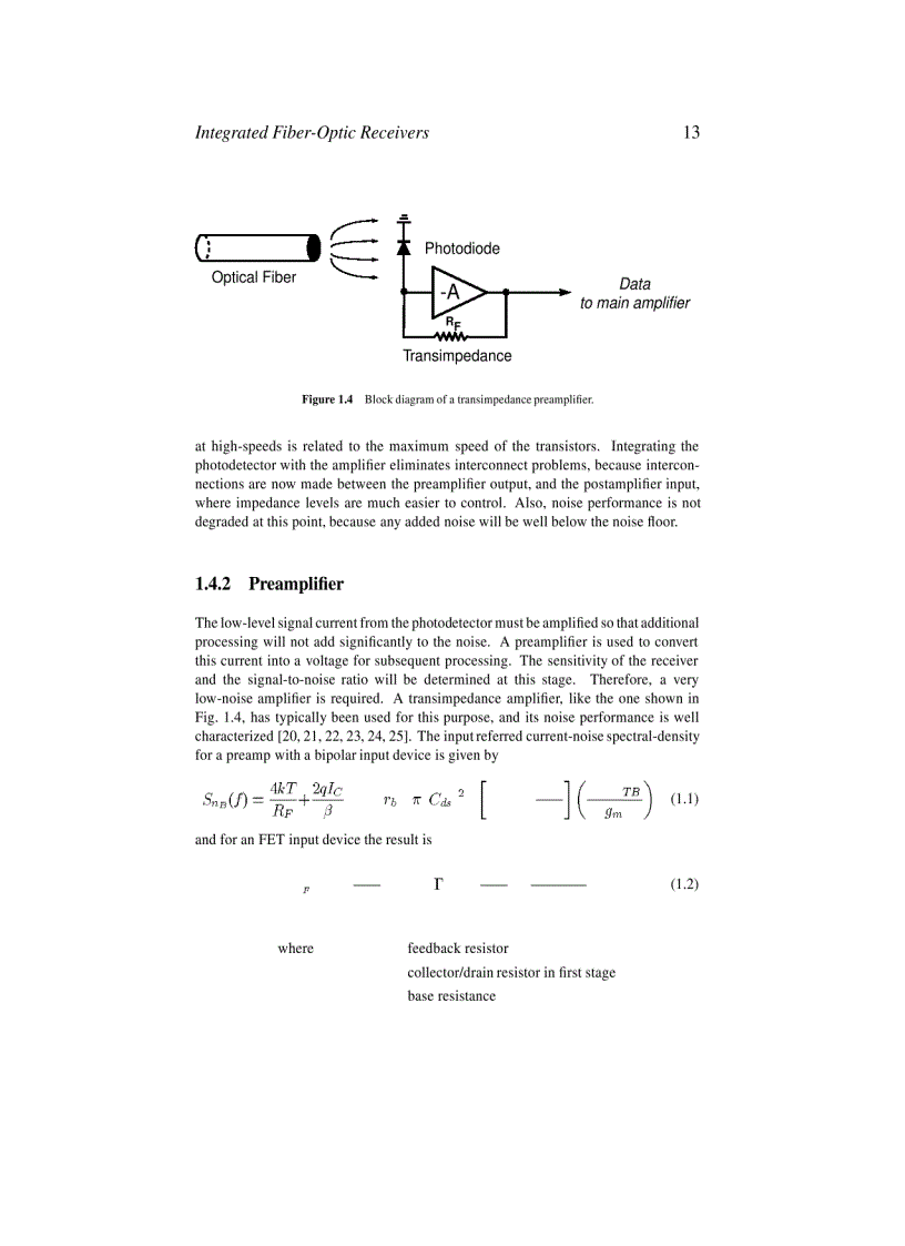 image for page Integrated Fiber Optic Receivers