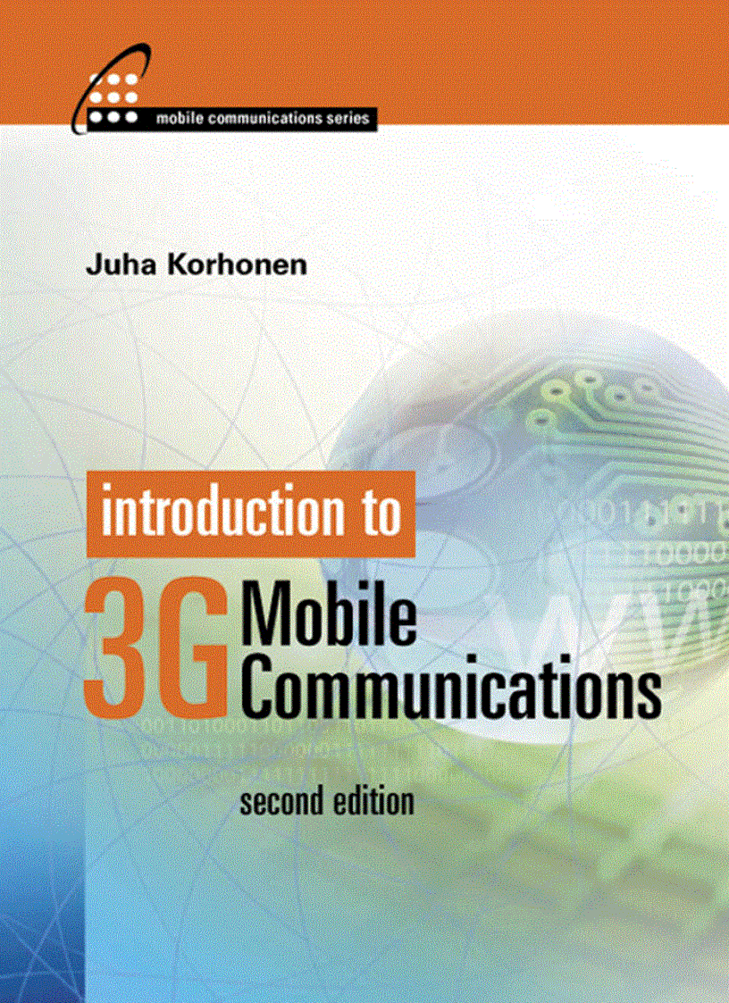 image for page Introduction to 3G Mobile Communications