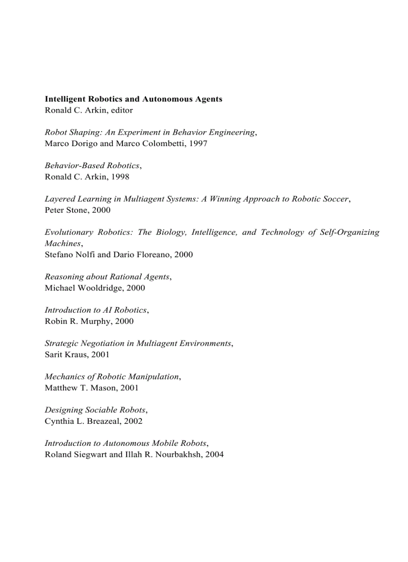 image for page Introduction to Autonomous Mobile Robots