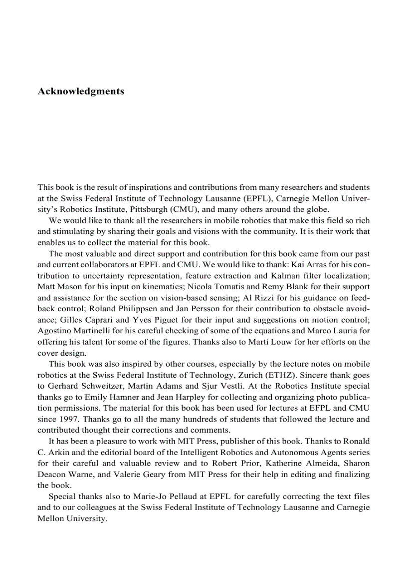 image for page Introduction to Autonomous Mobile Robots