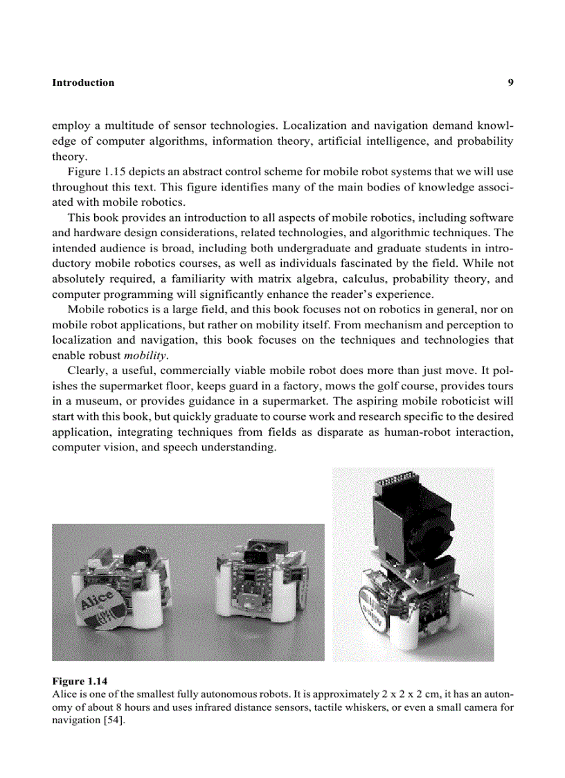 image for page Introduction to Autonomous Mobile Robots