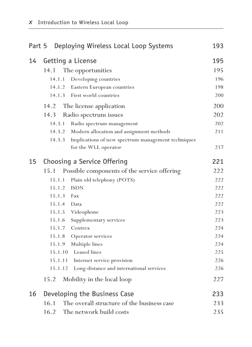 image for page Introduction to Wireless Local Loop