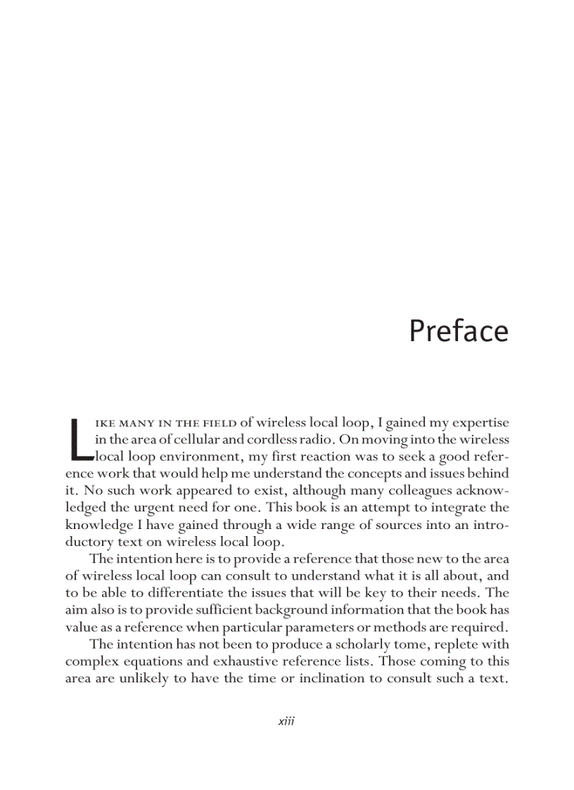 image for page Introduction to Wireless Local Loop