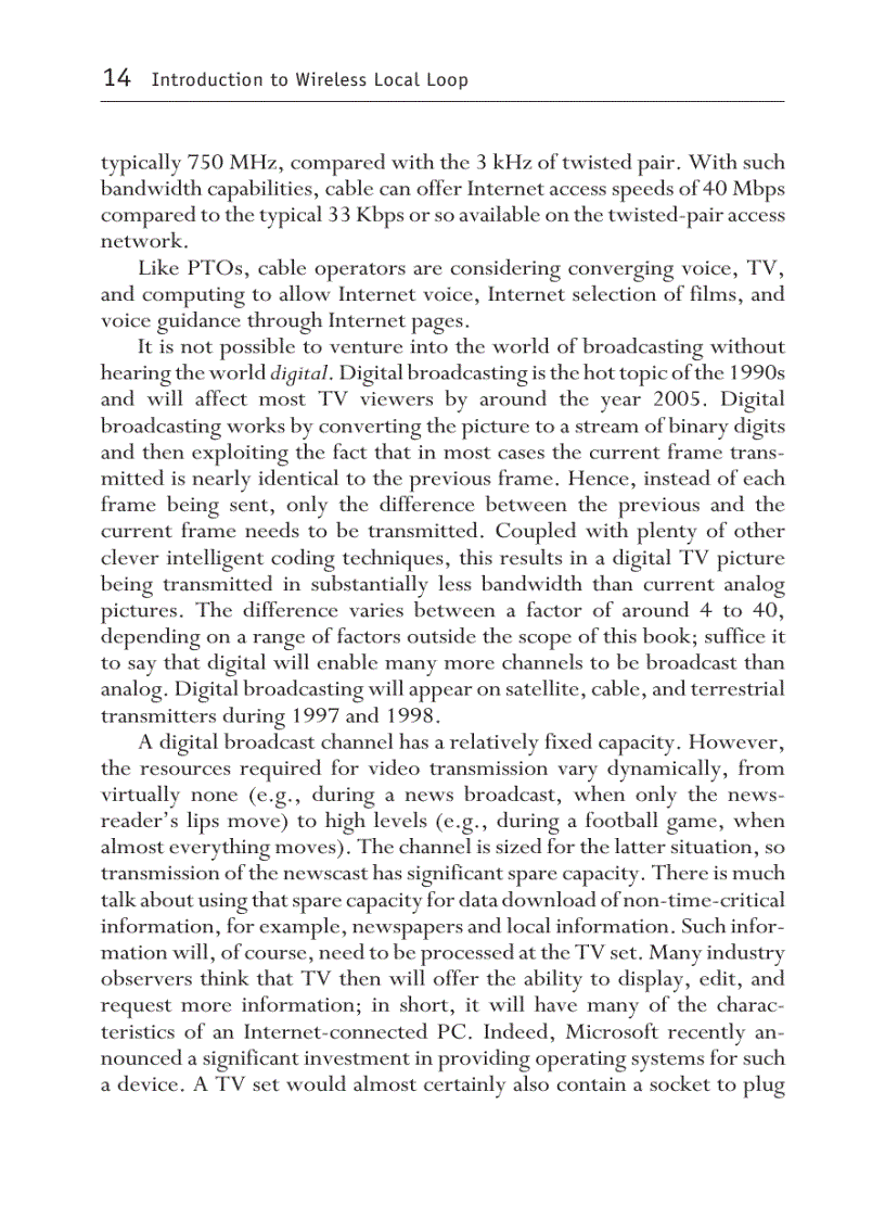 image for page Introduction to Wireless Local Loop
