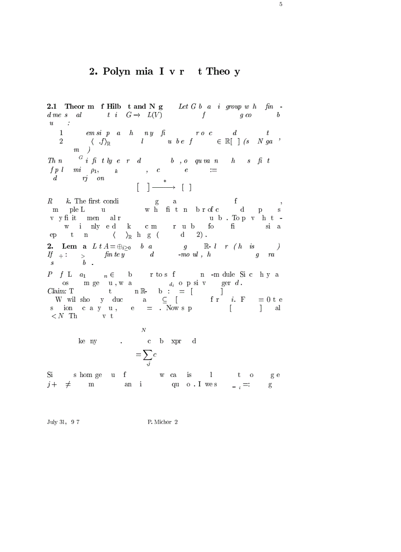 image for page Isometric Actions of Lie Groups and Invariants jnl article