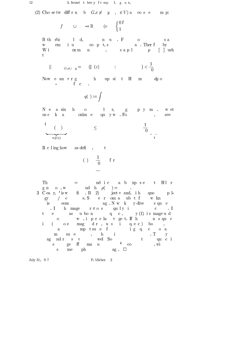 image for page Isometric Actions of Lie Groups and Invariants jnl article