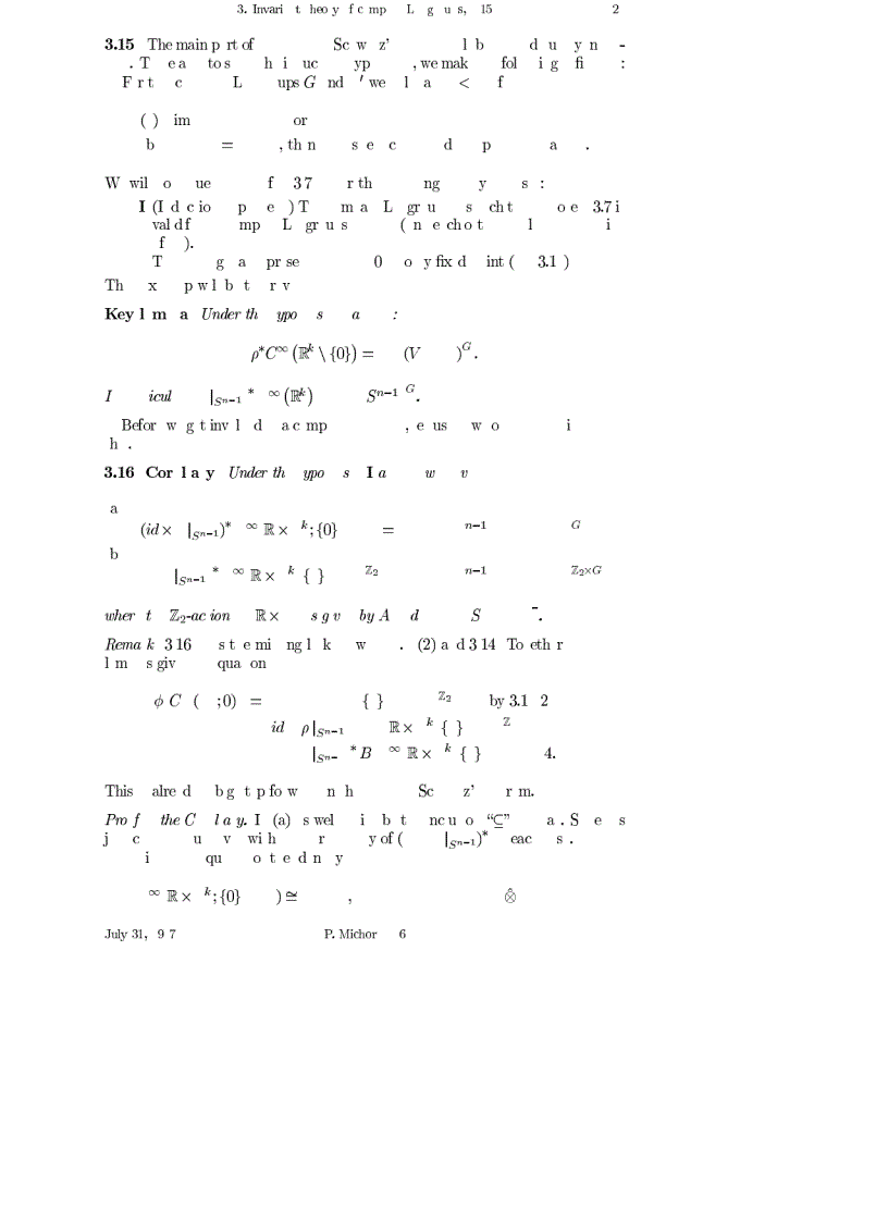 image for page Isometric Actions of Lie Groups and Invariants jnl article