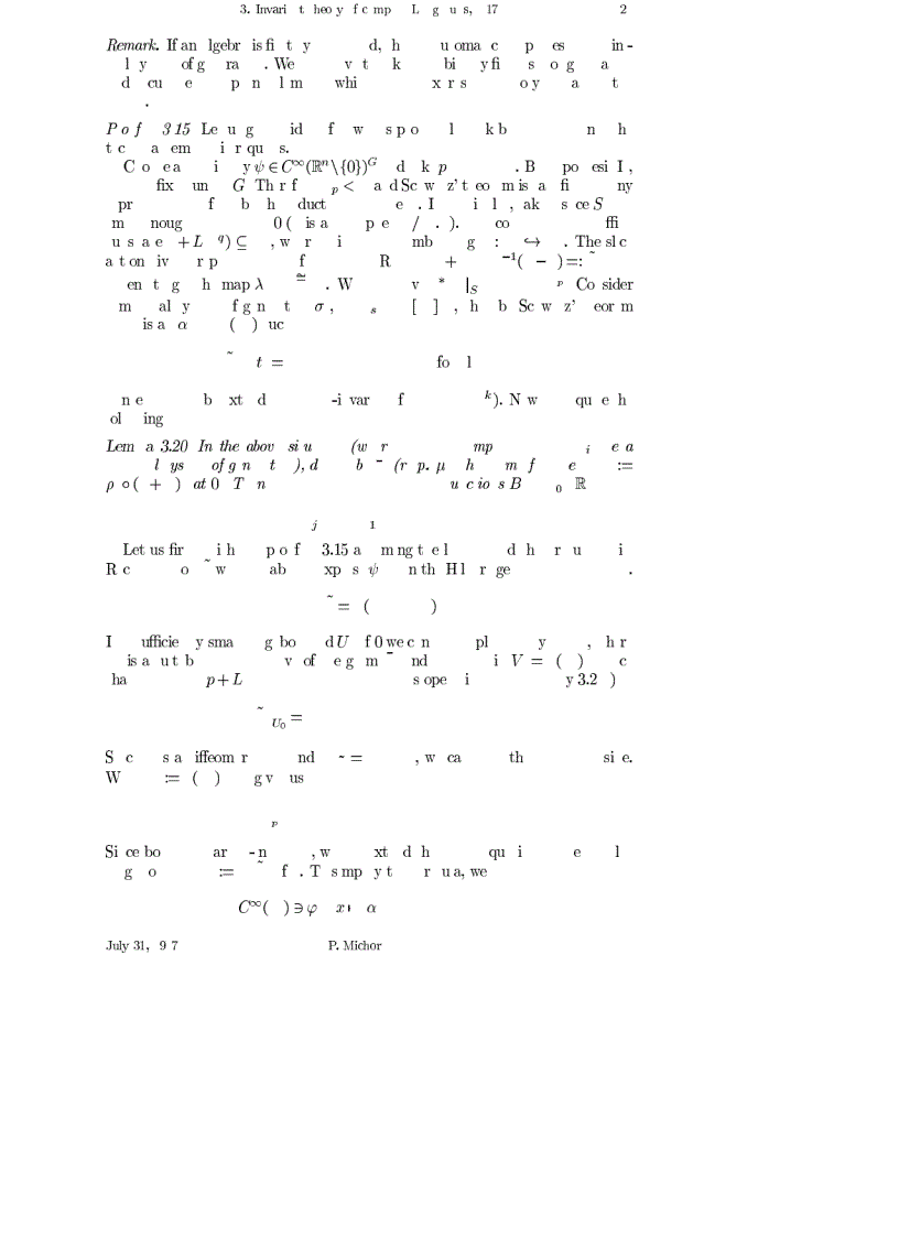 image for page Isometric Actions of Lie Groups and Invariants jnl article
