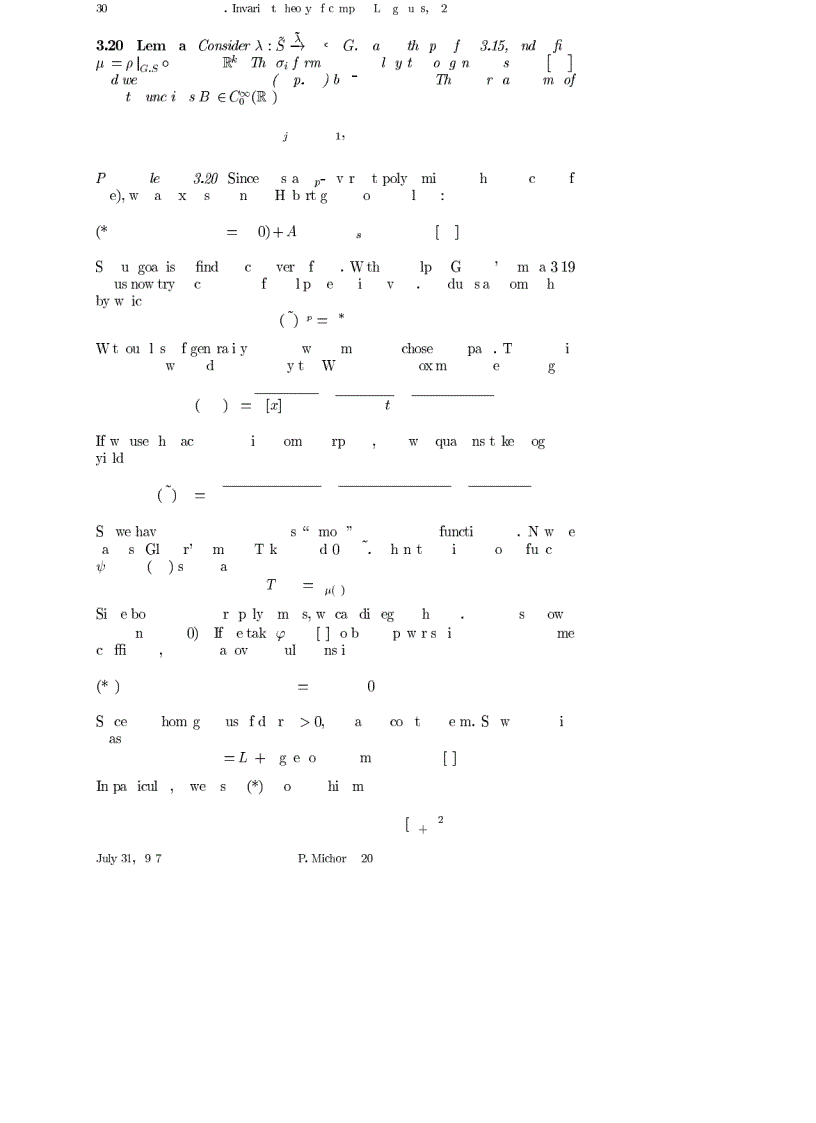 image for page Isometric Actions of Lie Groups and Invariants jnl article
