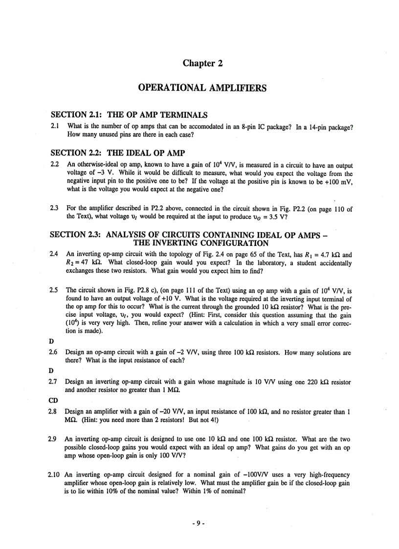 image for page KC s Problems and Solutions for Microelectronic Circuits Fourth Edition