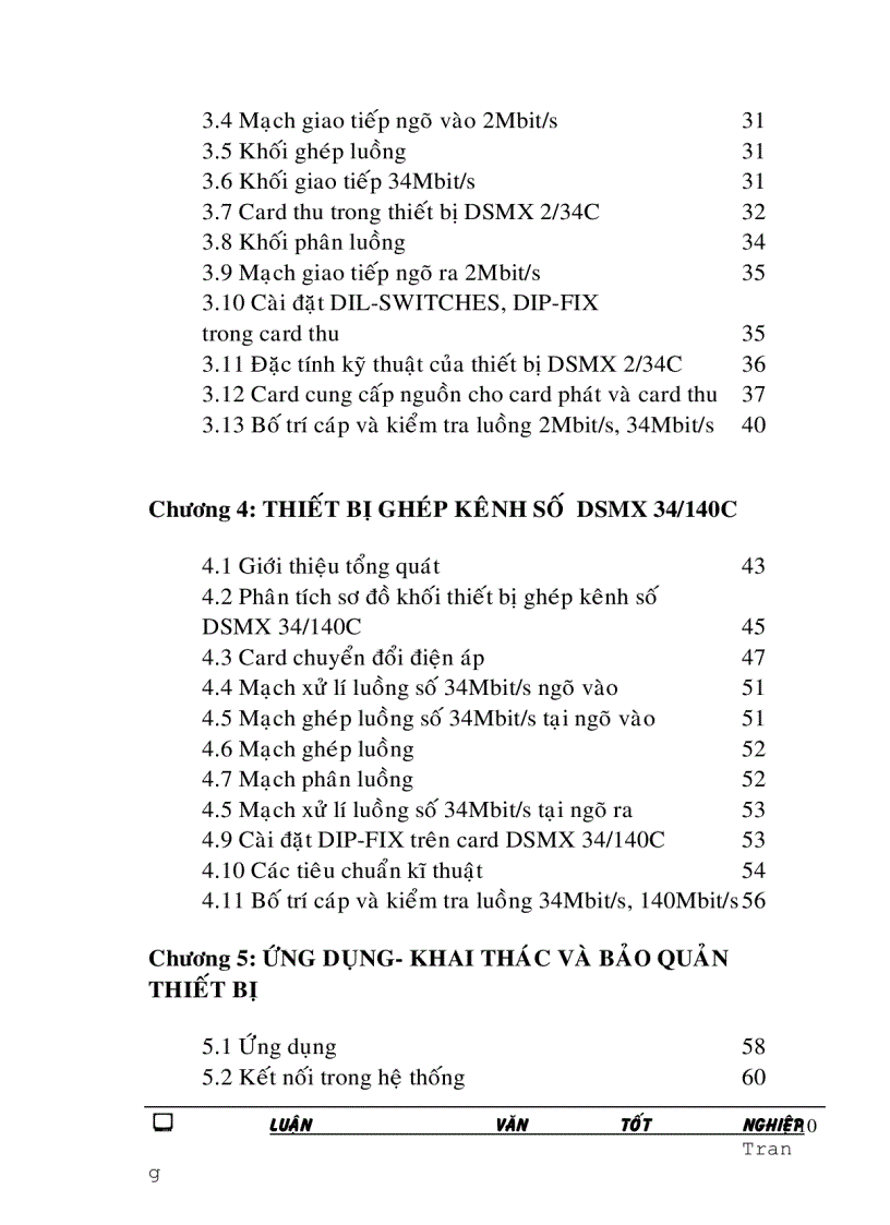 image for page Khảo sát hệ thông ghép kênh