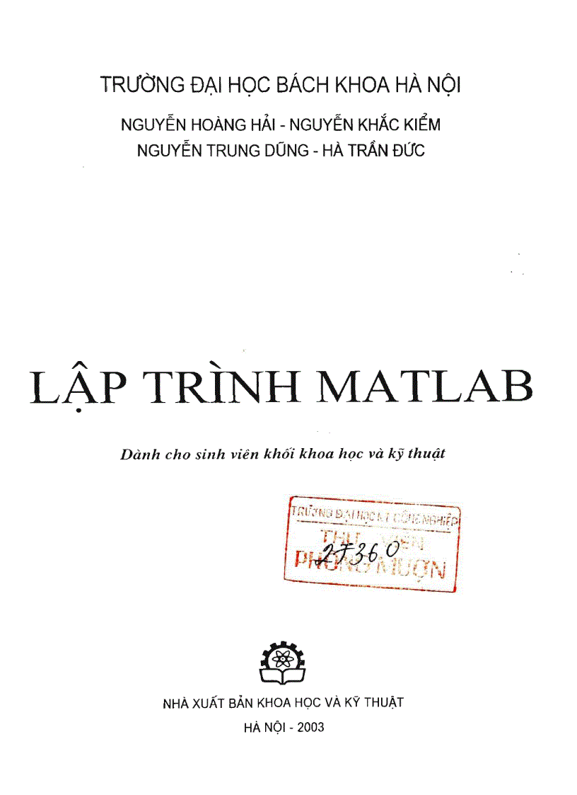 image for page Lập trình MatLab