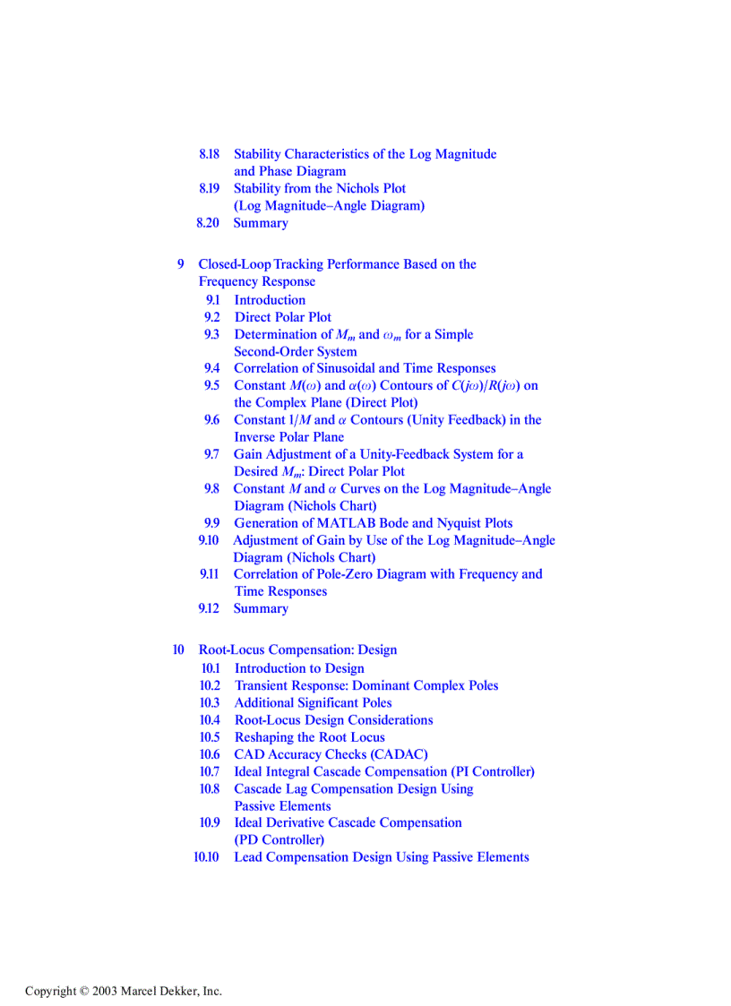 image for page Linear Control System Analysis and Design Fifth Edition Revised and Expanded