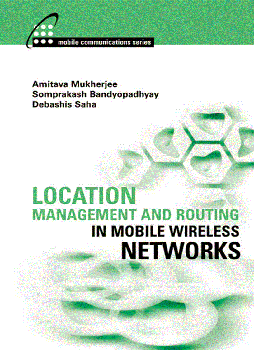 image for page Location Management and Routing in Mobile Wireless Networks