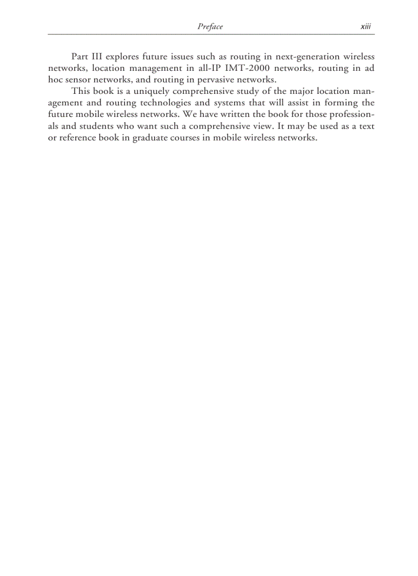 image for page Location Management and Routing in Mobile Wireless Networks